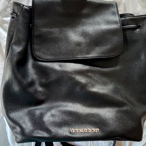 Victorias secret leather like backpack.